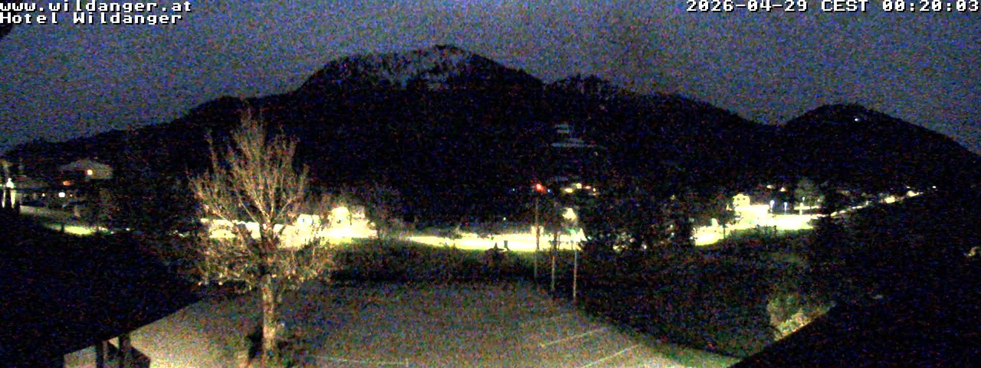 Archived image Webcam Hotel Wildanger - Zöblen