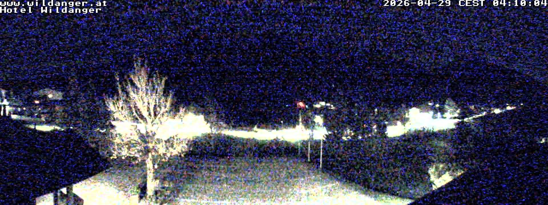 Archived image Webcam Hotel Wildanger - Zöblen