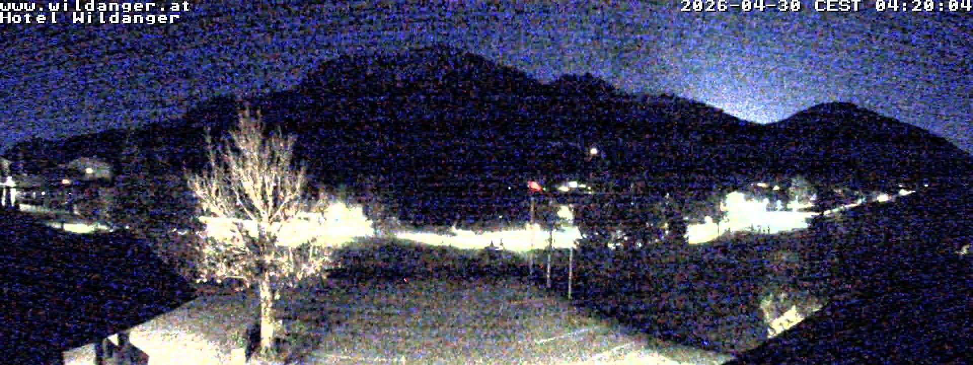 Archiv Foto Webcam Hotel Wildanger - Zöblen