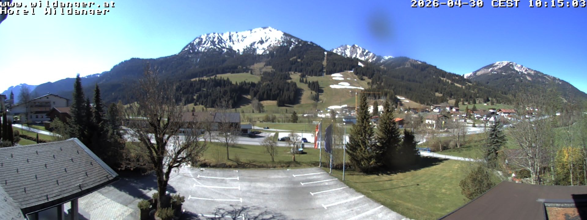 Archiv Foto Webcam Hotel Wildanger - Zöblen