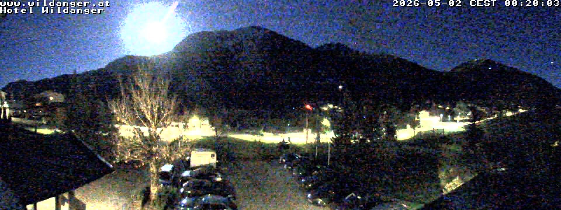 Archived image Webcam Hotel Wildanger - Zöblen