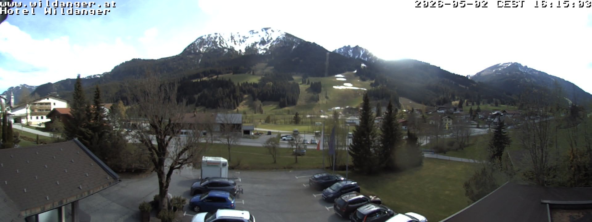 Archiv Foto Webcam Hotel Wildanger - Zöblen