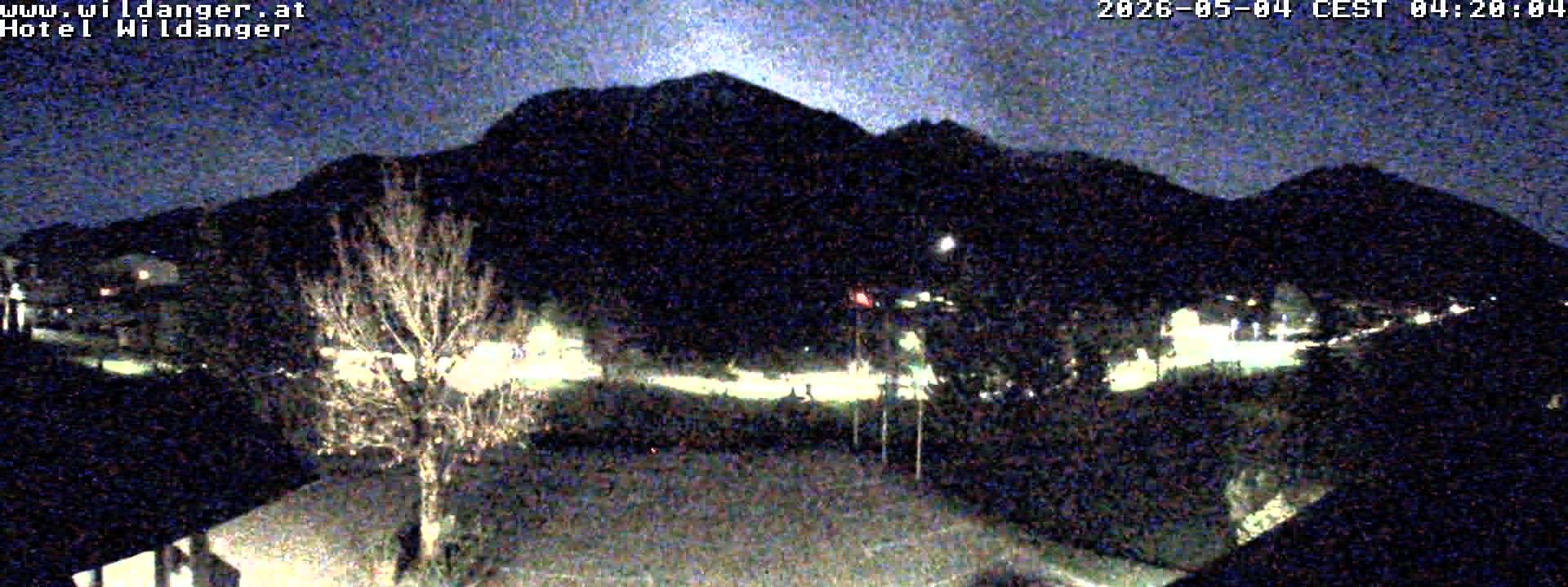 Archiv Foto Webcam Hotel Wildanger - Zöblen