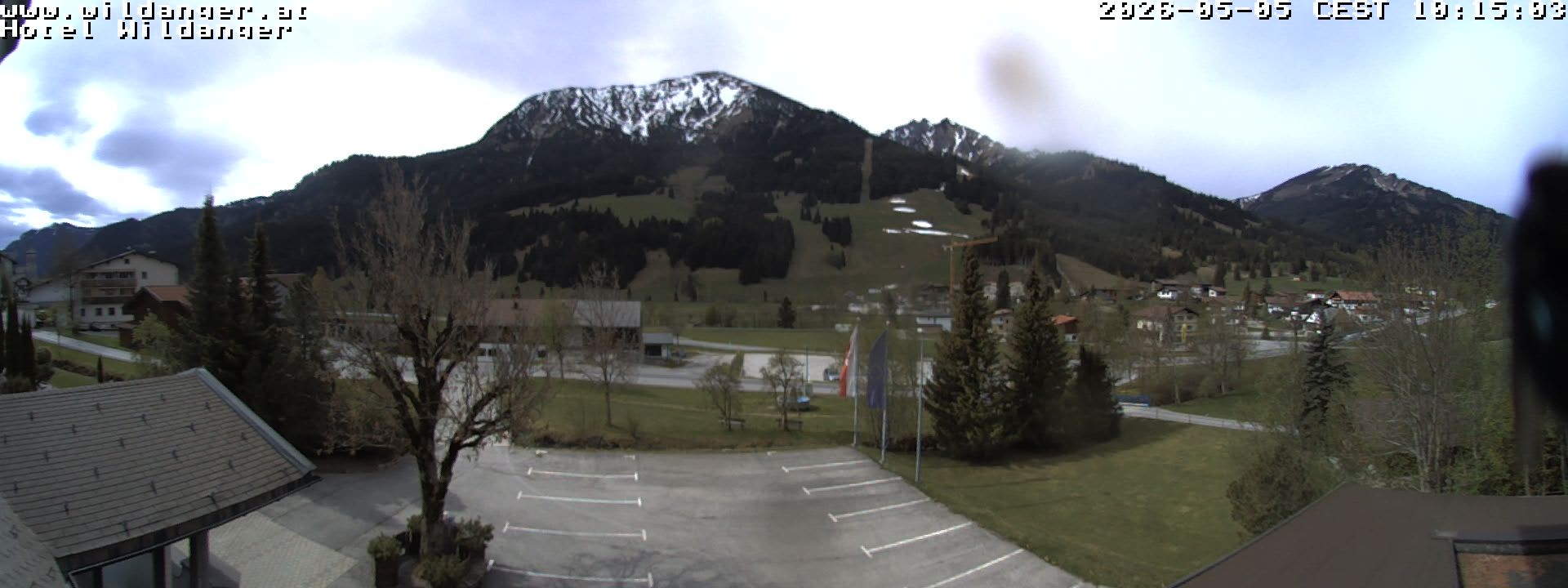 Archiv Foto Webcam Hotel Wildanger - Zöblen