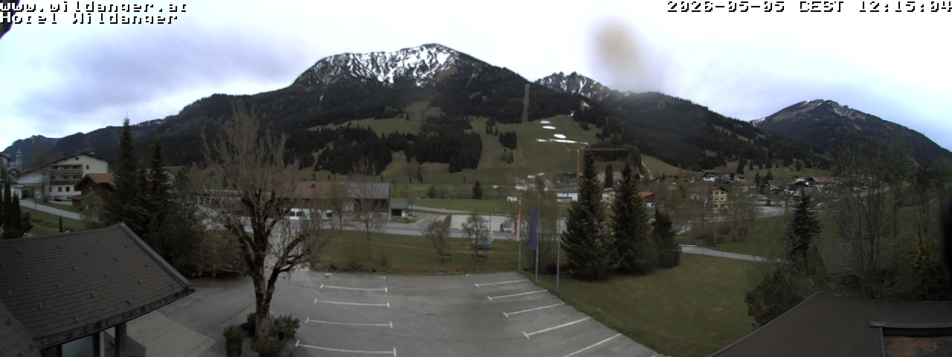 Archiv Foto Webcam Hotel Wildanger - Zöblen