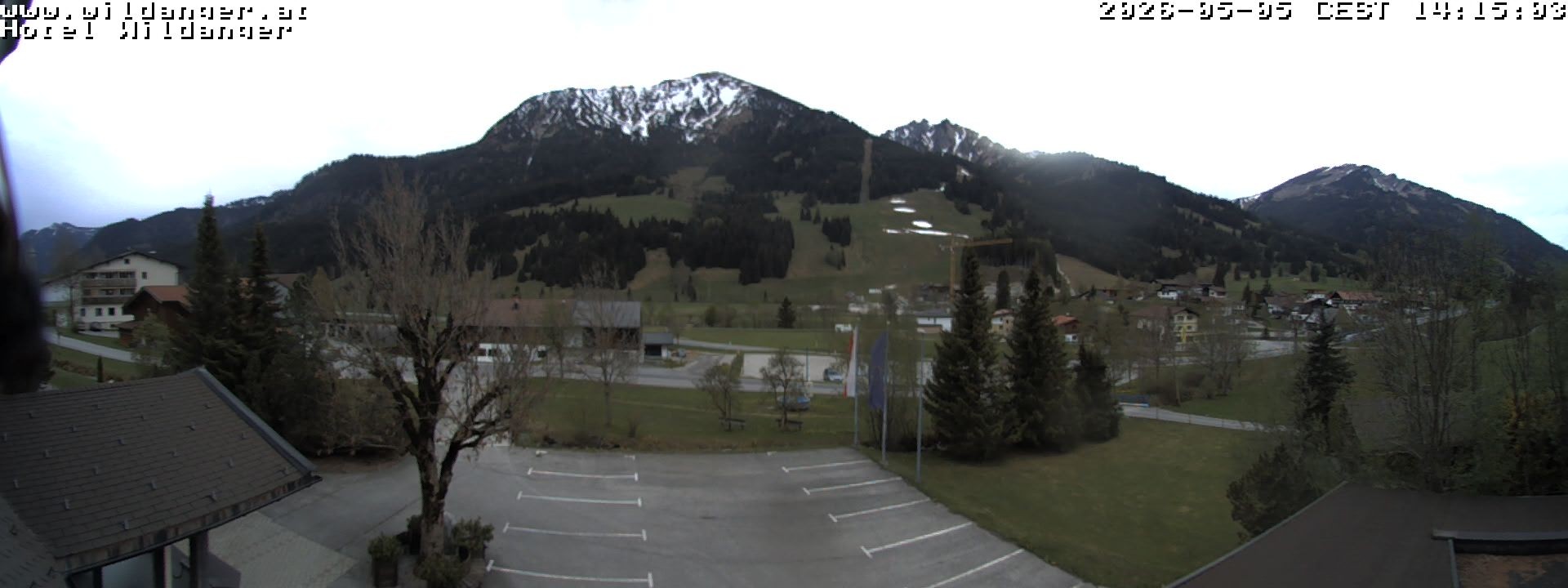 Archiv Foto Webcam Hotel Wildanger - Zöblen