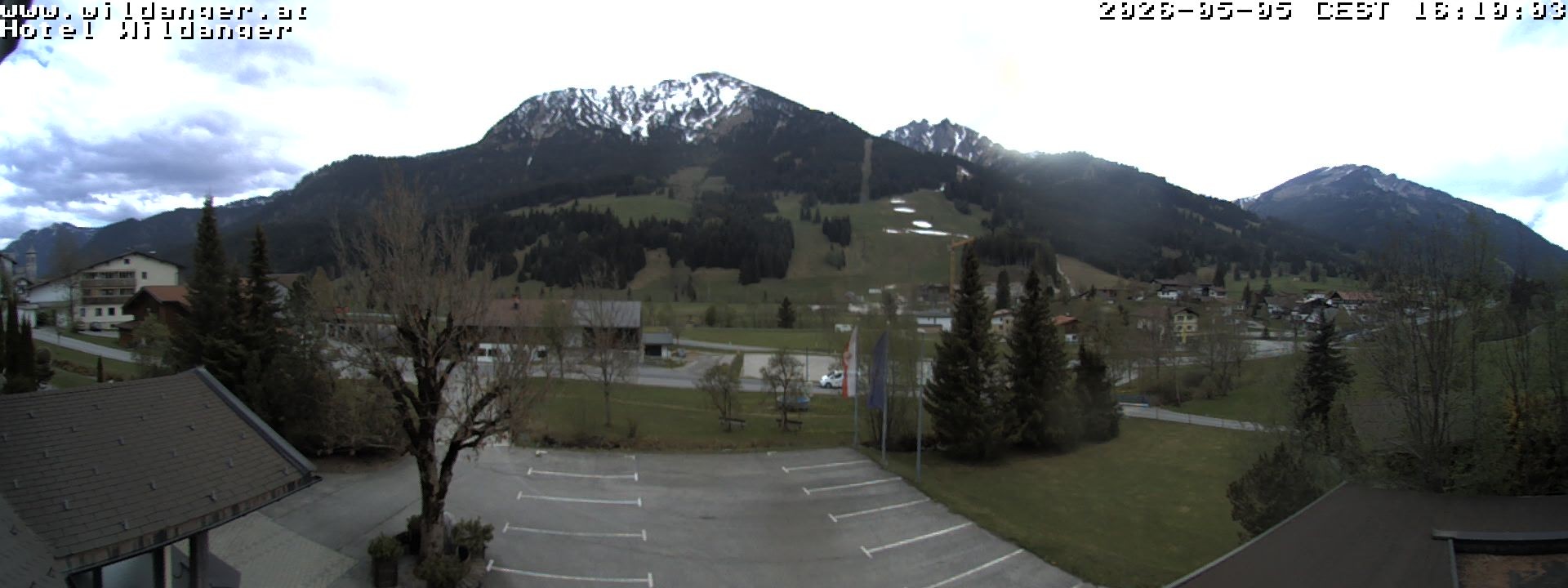 Archiv Foto Webcam Hotel Wildanger - Zöblen