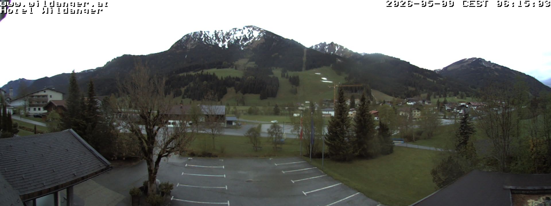 Archiv Foto Webcam Hotel Wildanger - Zöblen