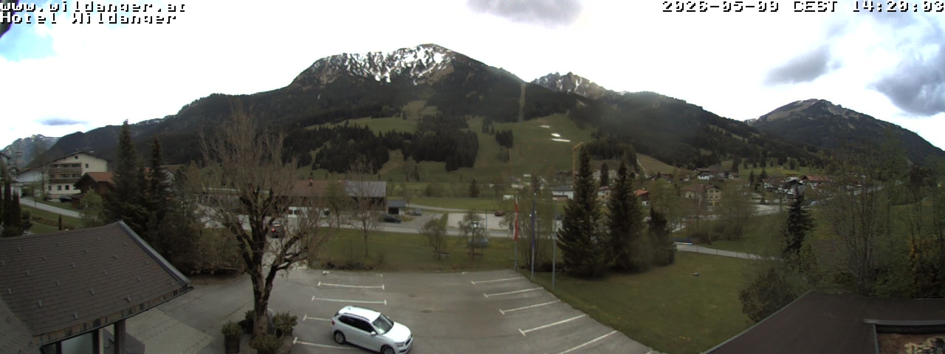 Archiv Foto Webcam Hotel Wildanger - Zöblen