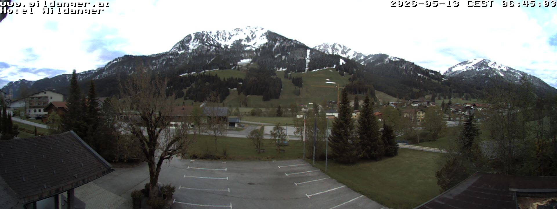 Archiv Foto Webcam Hotel Wildanger - Zöblen