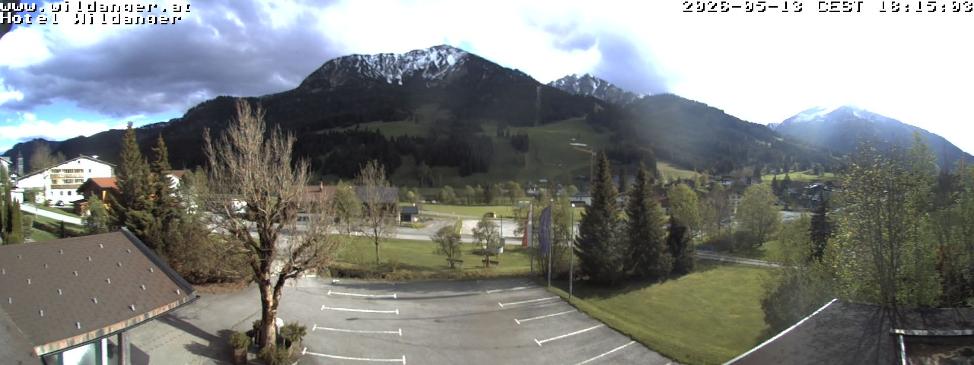 Archiv Foto Webcam Hotel Wildanger - Zöblen