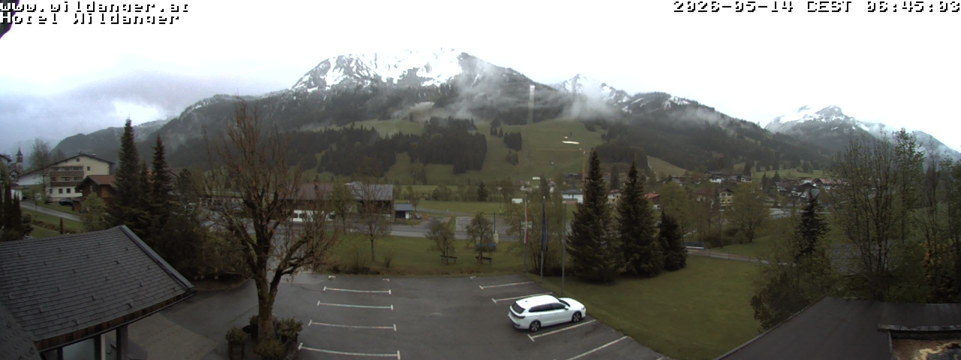 Archiv Foto Webcam Hotel Wildanger - Zöblen