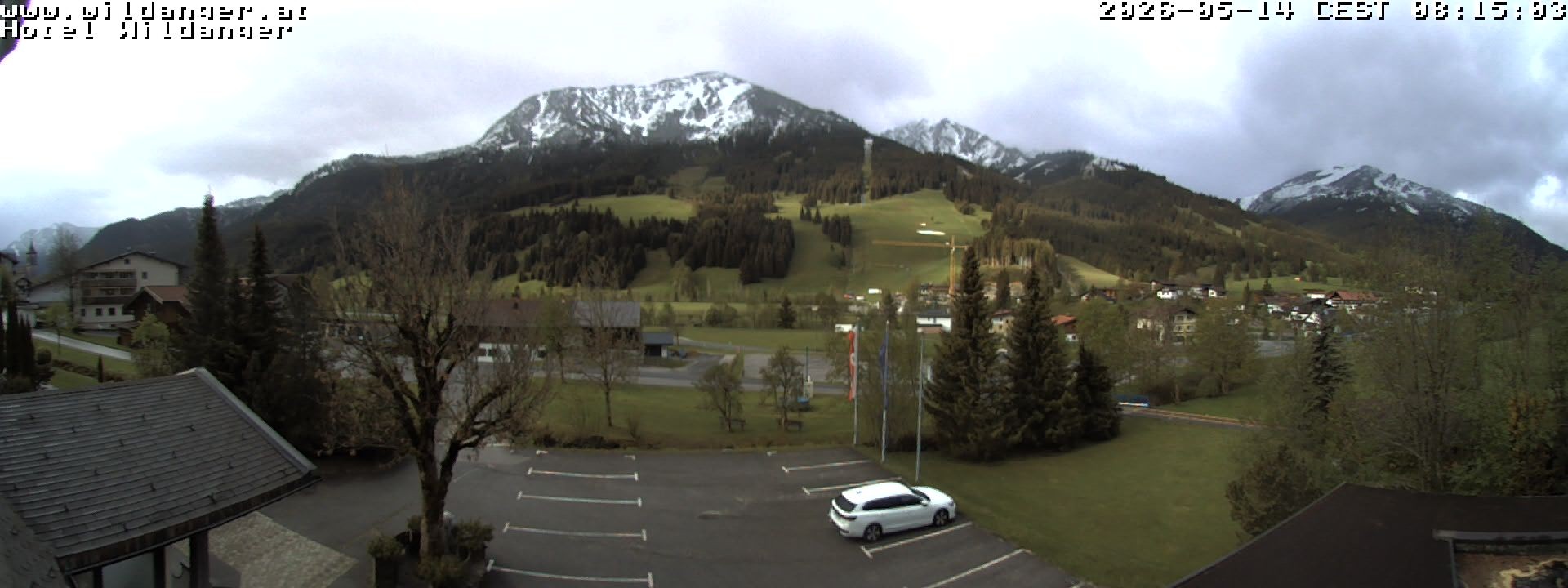 Archiv Foto Webcam Hotel Wildanger - Zöblen