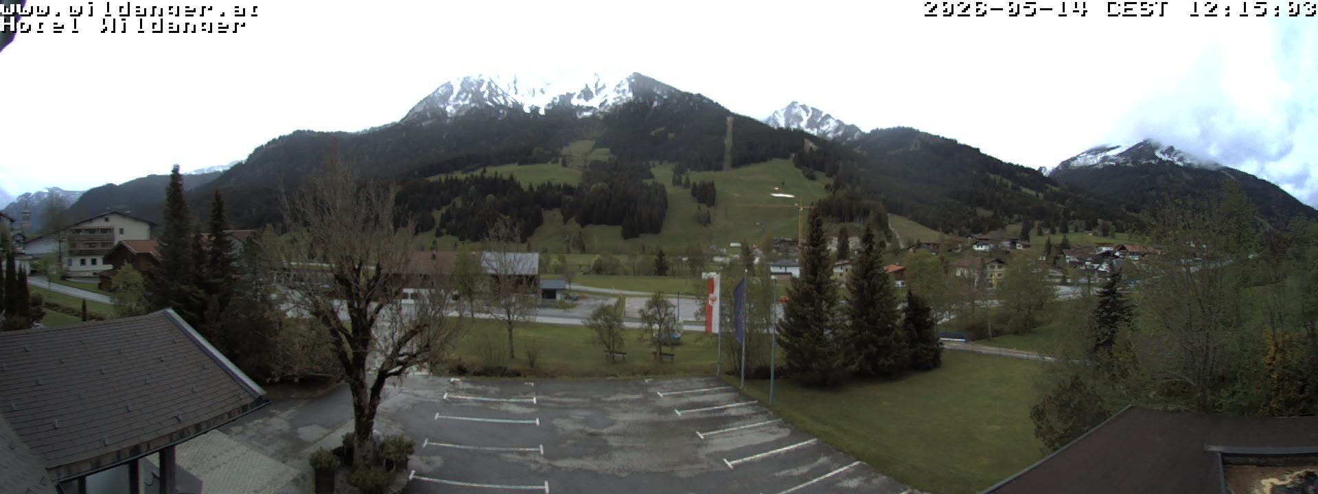 Archiv Foto Webcam Hotel Wildanger - Zöblen