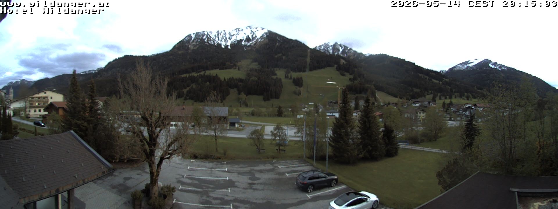 Archiv Foto Webcam Hotel Wildanger - Zöblen