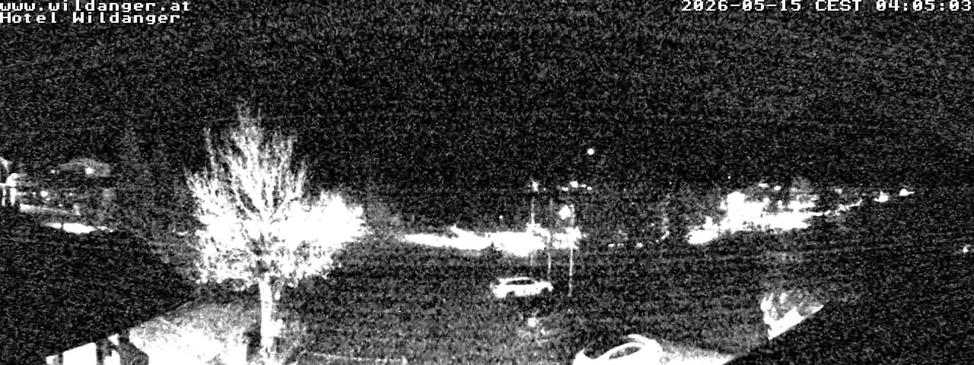 Archived image Webcam Hotel Wildanger - Zöblen