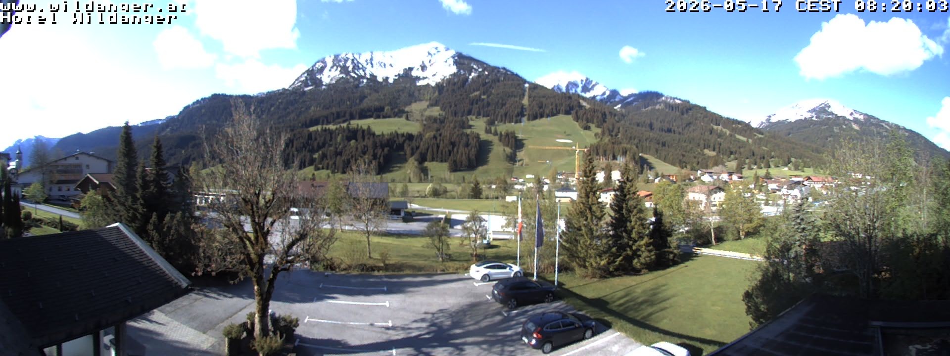 Archiv Foto Webcam Hotel Wildanger - Zöblen
