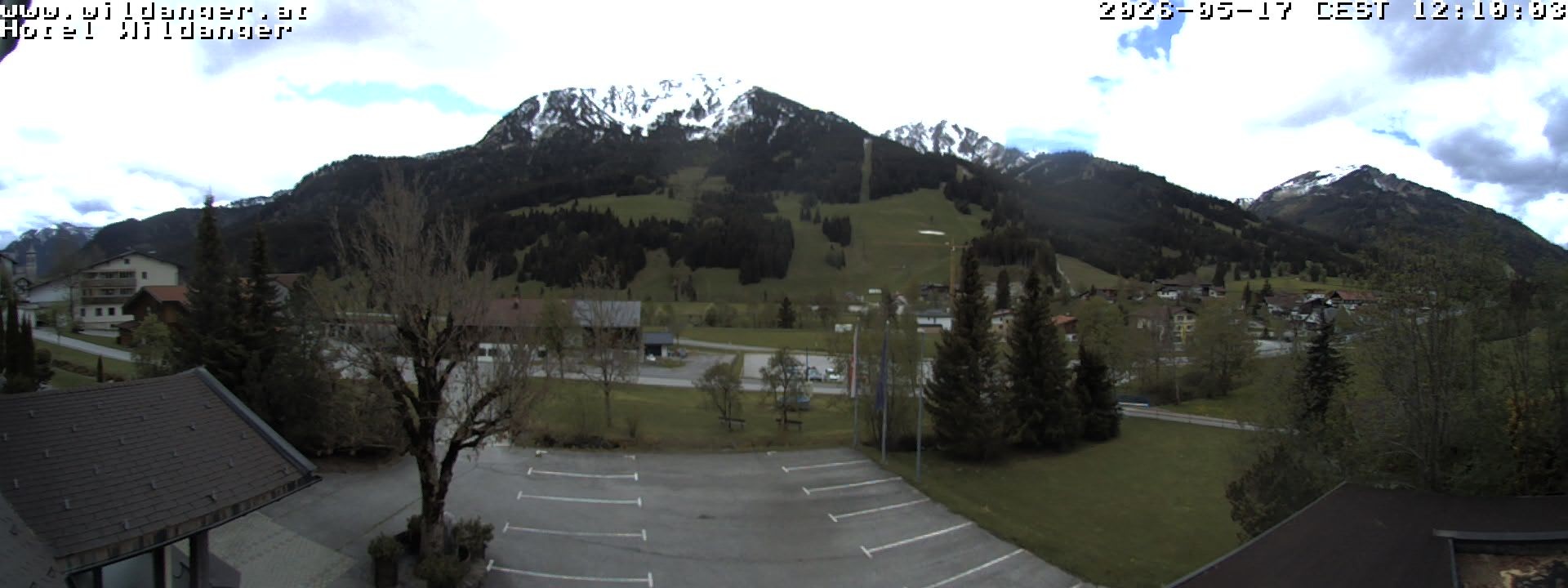 Archiv Foto Webcam Hotel Wildanger - Zöblen