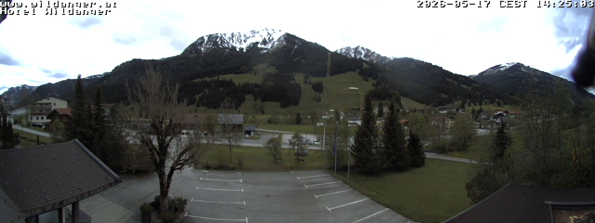 Archiv Foto Webcam Hotel Wildanger - Zöblen