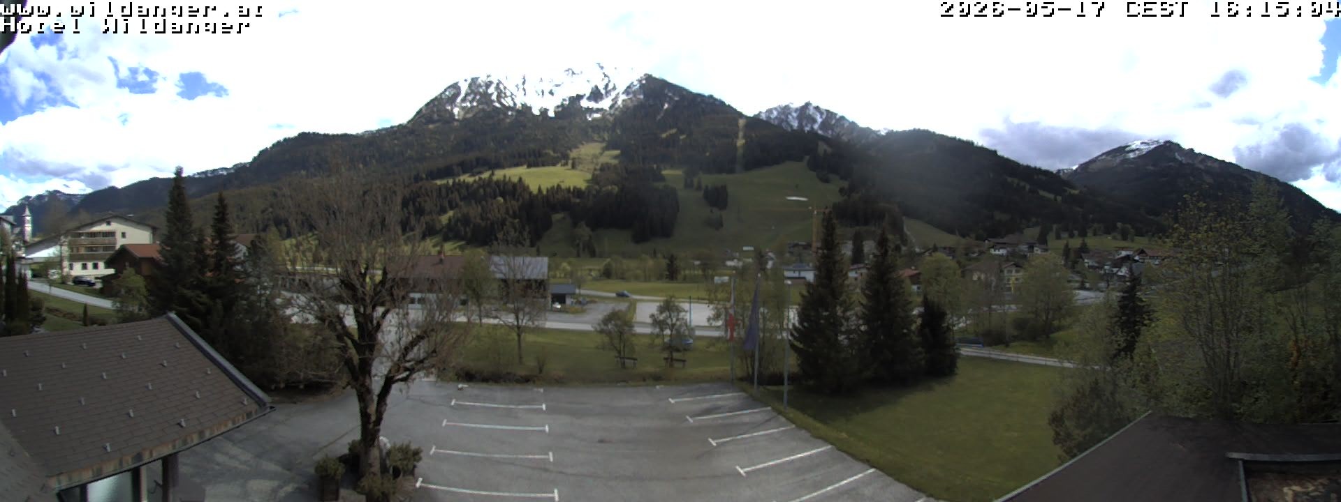 Archiv Foto Webcam Hotel Wildanger - Zöblen