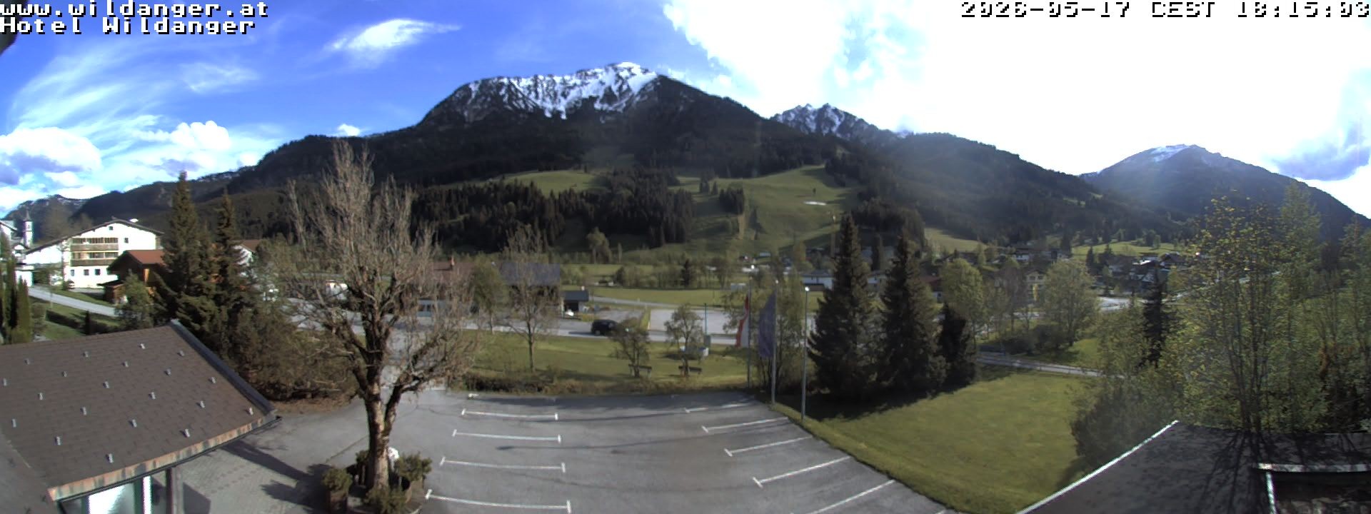 Archiv Foto Webcam Hotel Wildanger - Zöblen