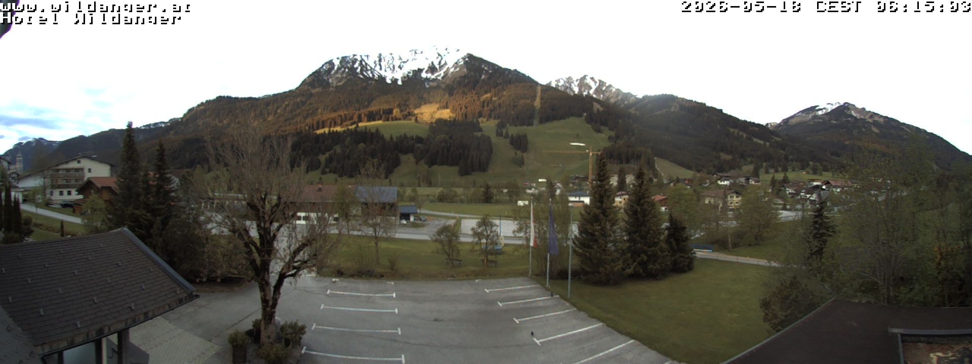 Archiv Foto Webcam Hotel Wildanger - Zöblen