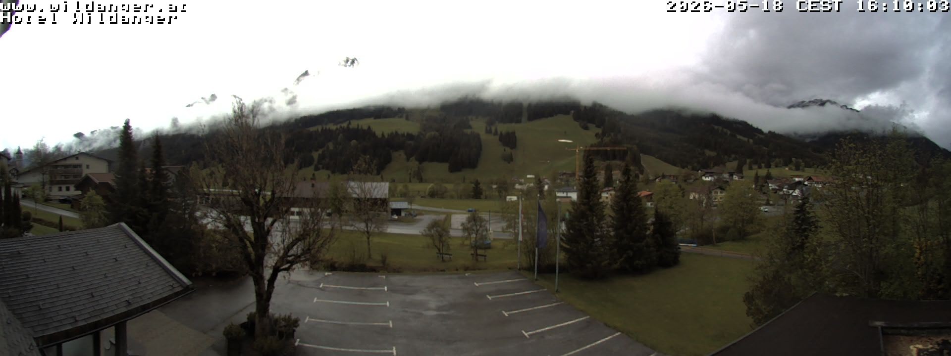 Archiv Foto Webcam Hotel Wildanger - Zöblen