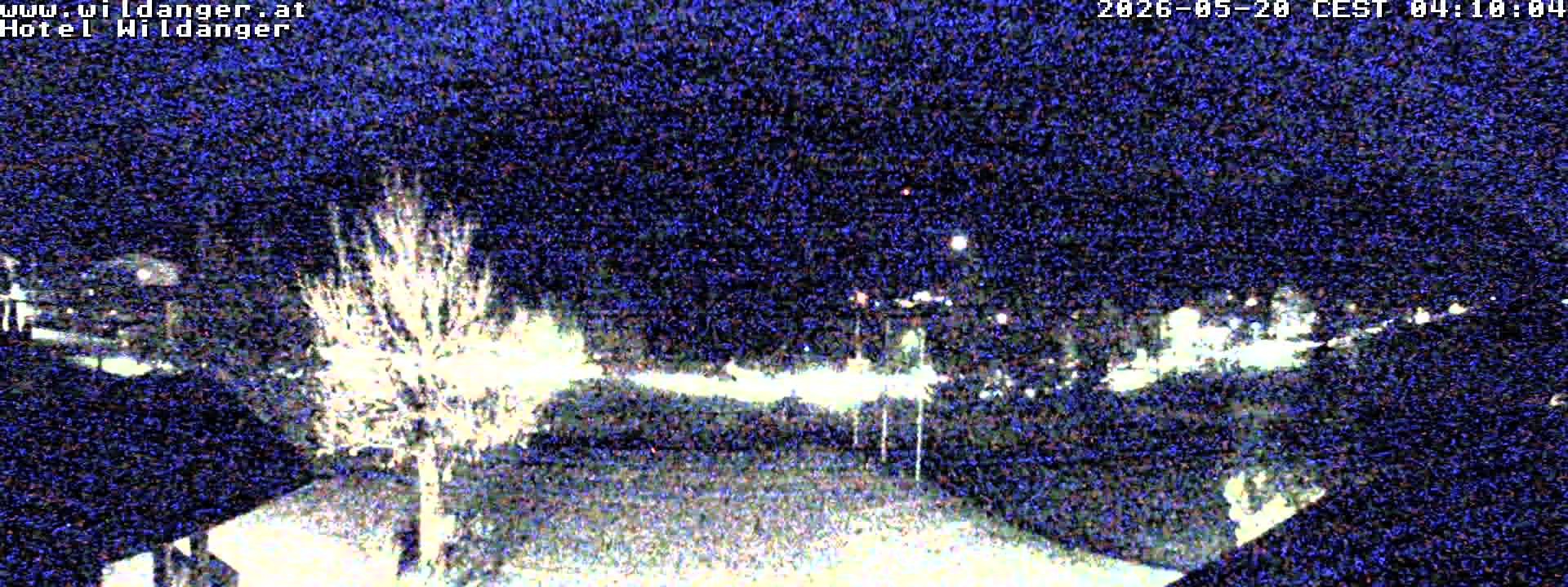 Archived image Webcam Hotel Wildanger - Zöblen