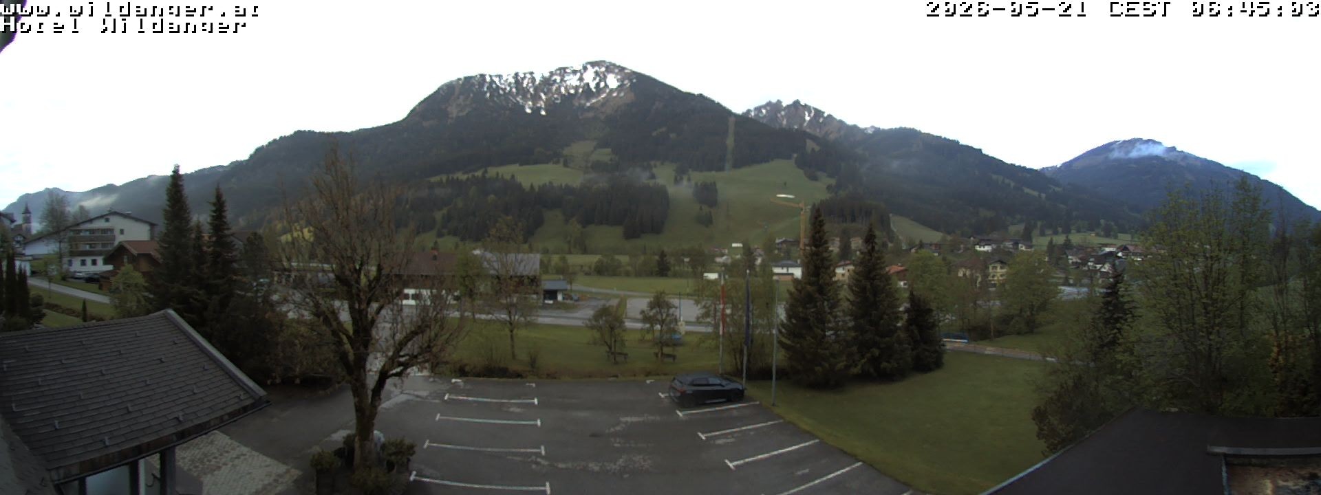 Archiv Foto Webcam Hotel Wildanger - Zöblen