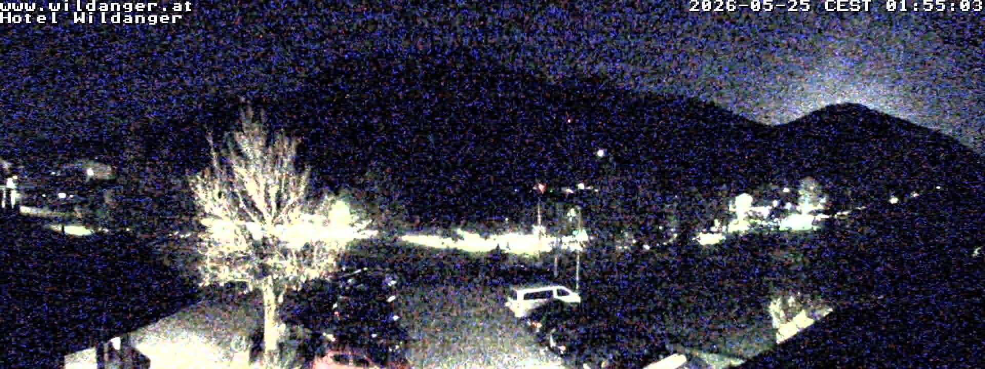 Archived image Webcam Hotel Wildanger - Zöblen