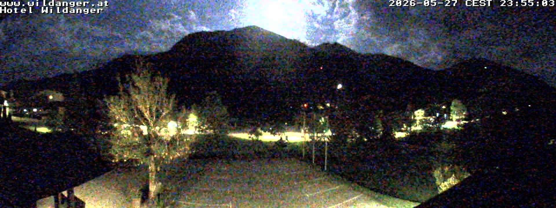 Archived image Webcam Hotel Wildanger - Zöblen