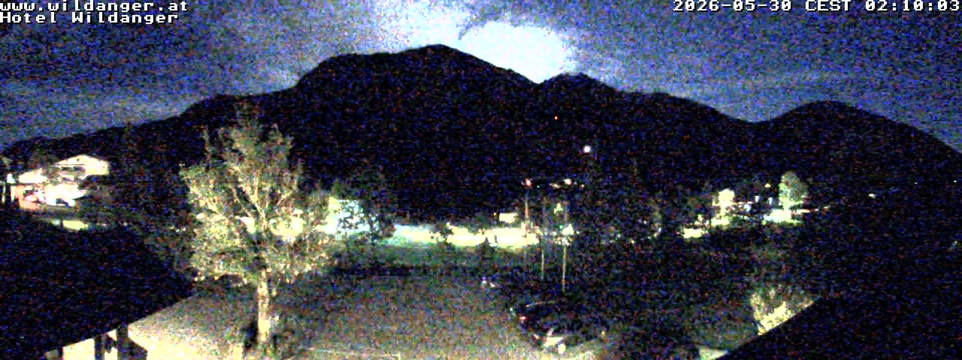 Archiv Foto Webcam Hotel Wildanger - Zöblen