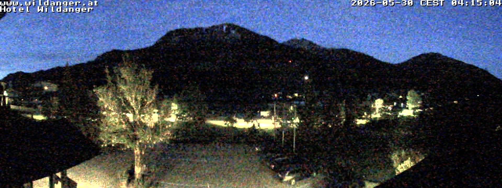 Archiv Foto Webcam Hotel Wildanger - Zöblen