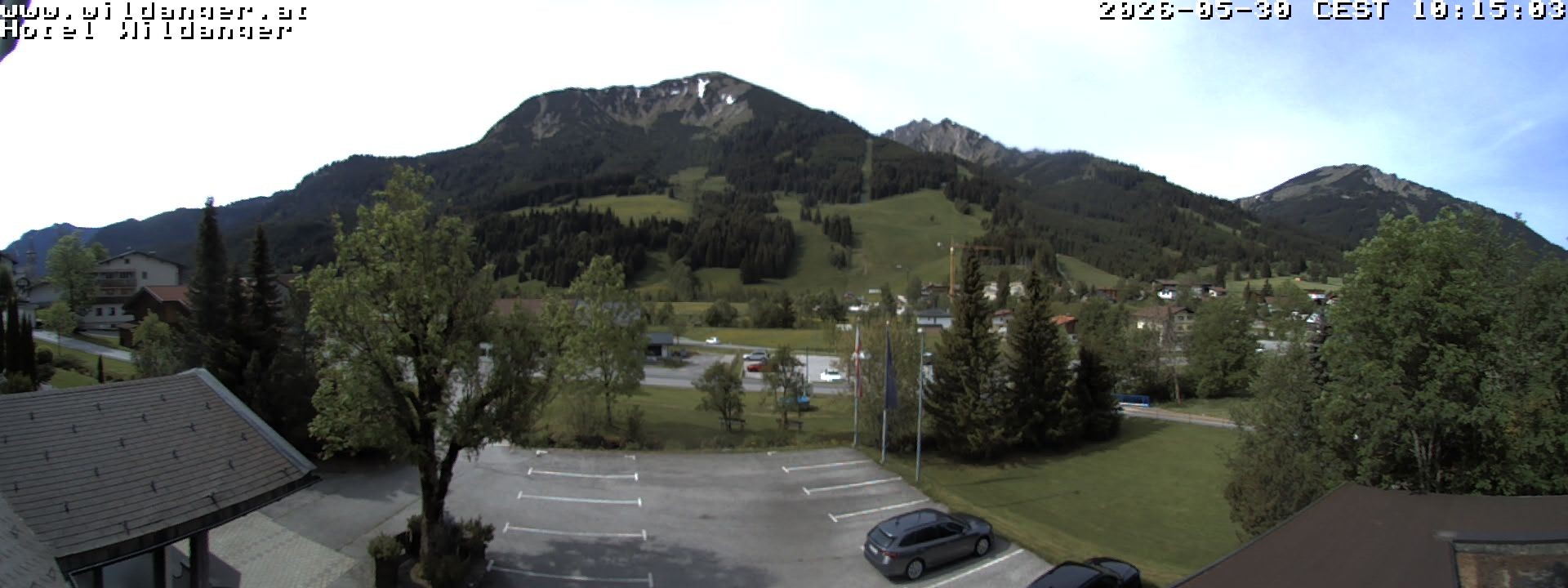 Archiv Foto Webcam Hotel Wildanger - Zöblen