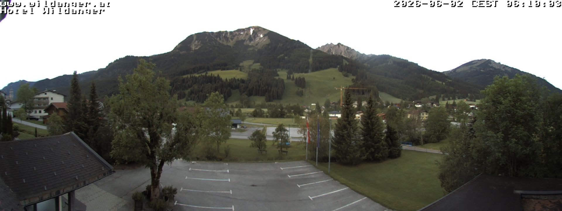 Archiv Foto Webcam Hotel Wildanger - Zöblen