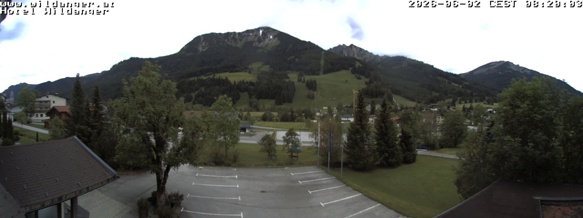 Archiv Foto Webcam Hotel Wildanger - Zöblen