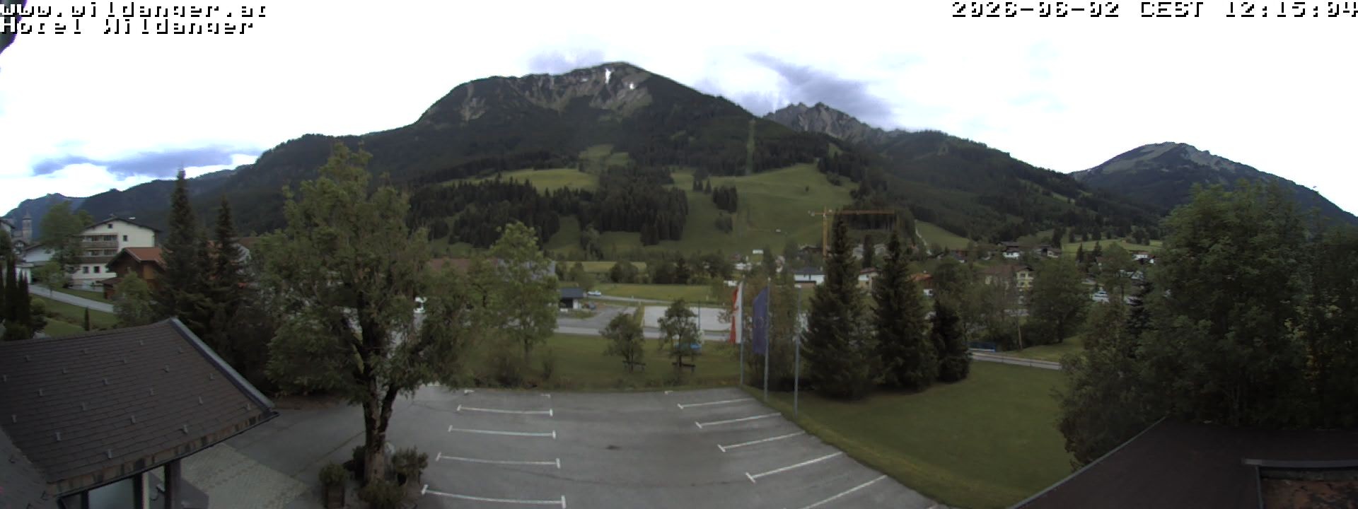 Archiv Foto Webcam Hotel Wildanger - Zöblen