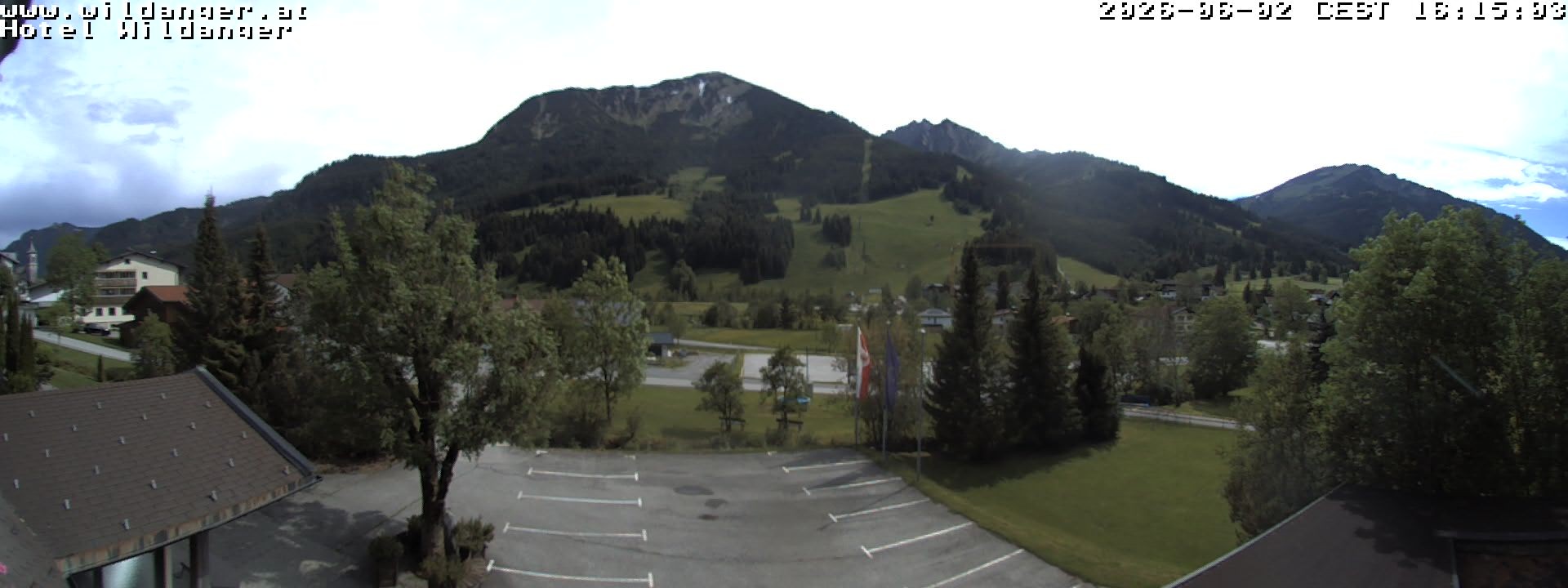 Archiv Foto Webcam Hotel Wildanger - Zöblen