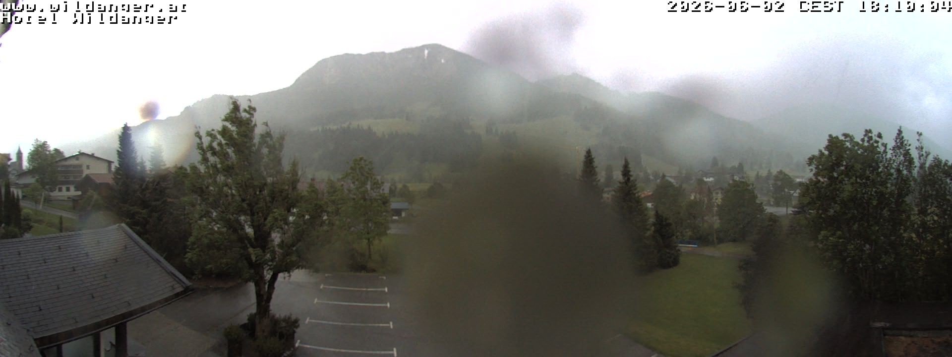Archiv Foto Webcam Hotel Wildanger - Zöblen