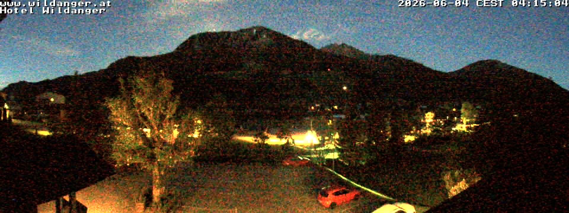 Archiv Foto Webcam Hotel Wildanger - Zöblen