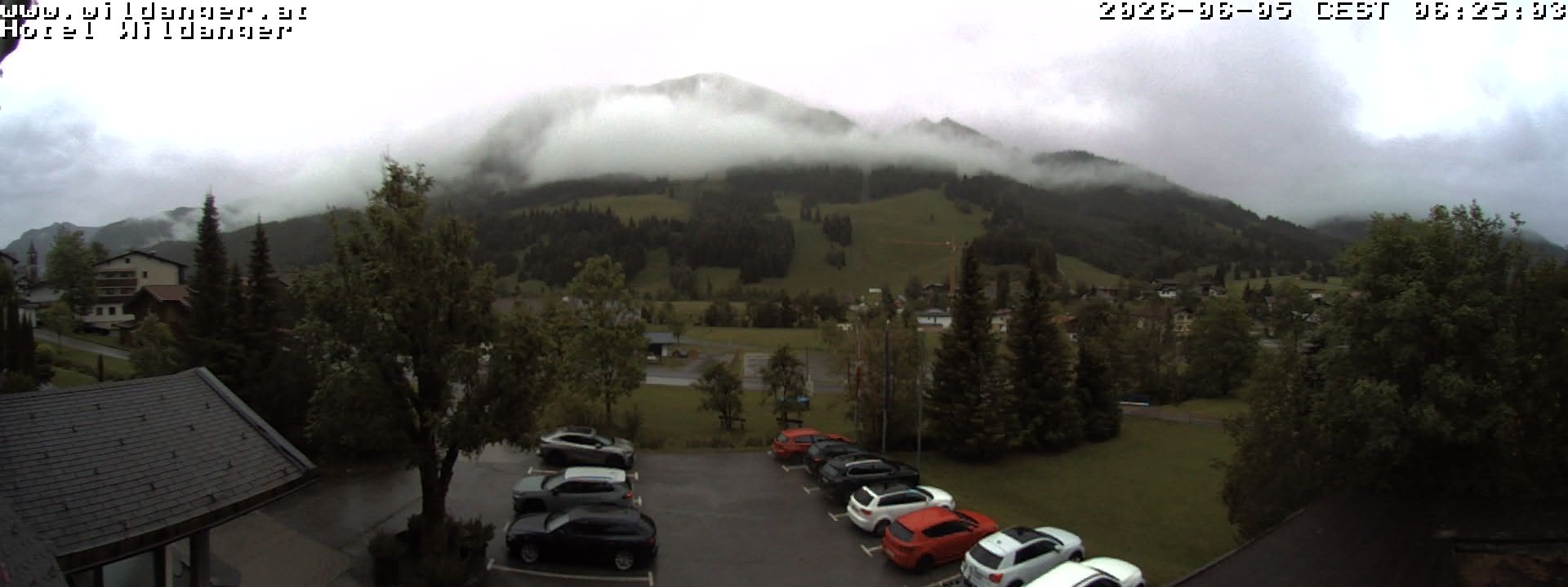 Archiv Foto Webcam Hotel Wildanger - Zöblen