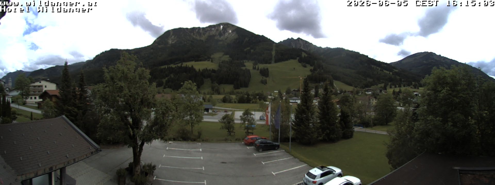 Archiv Foto Webcam Hotel Wildanger - Zöblen