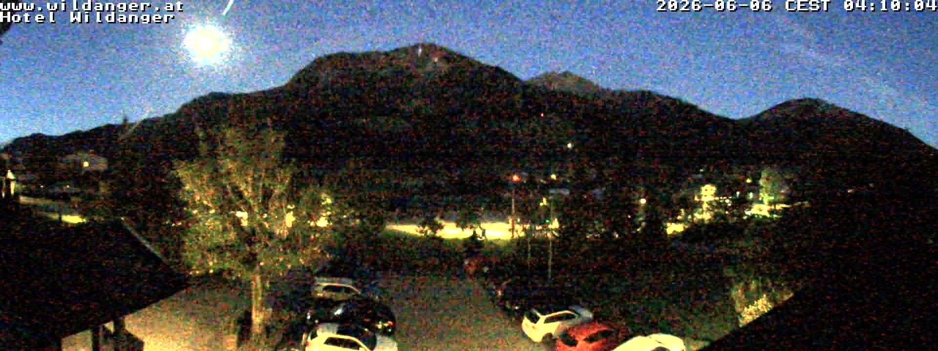 Archiv Foto Webcam Hotel Wildanger - Zöblen