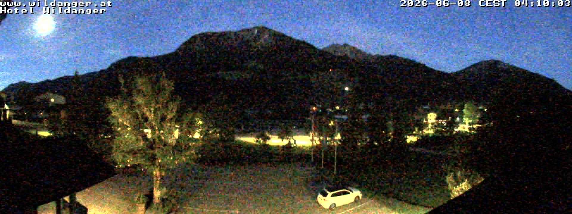Archiv Foto Webcam Hotel Wildanger - Zöblen