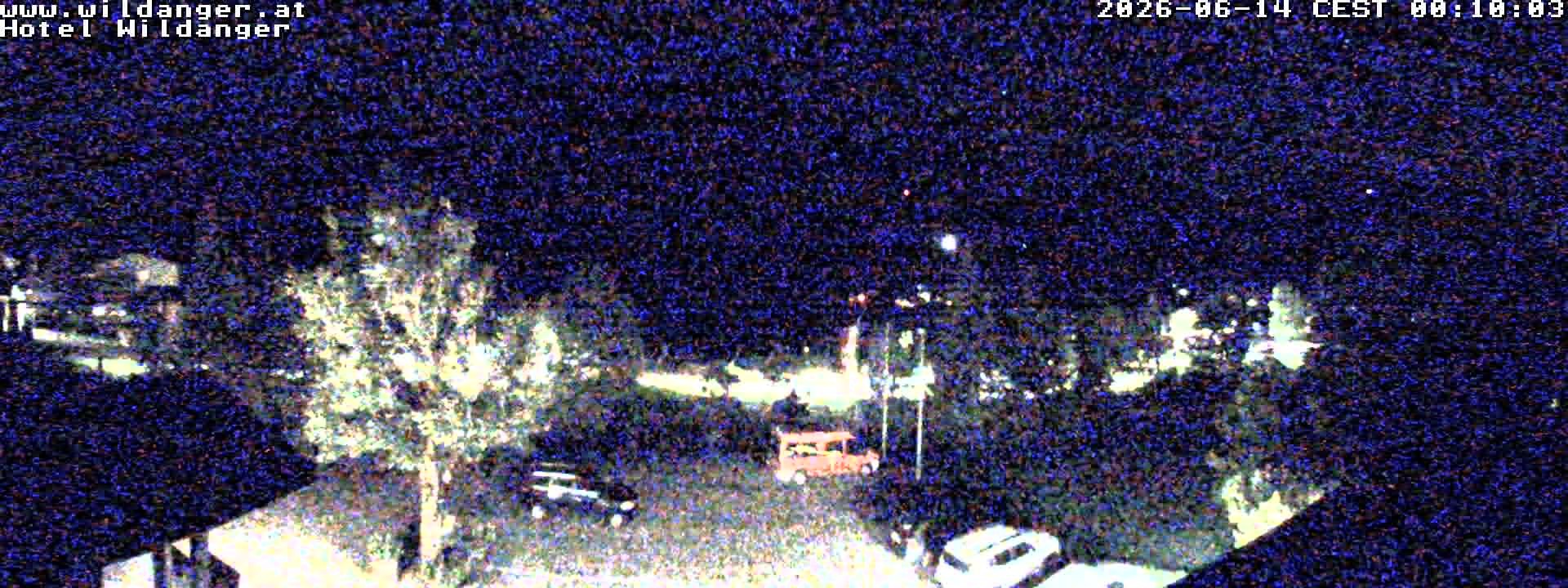 Archived image Webcam Hotel Wildanger - Zöblen