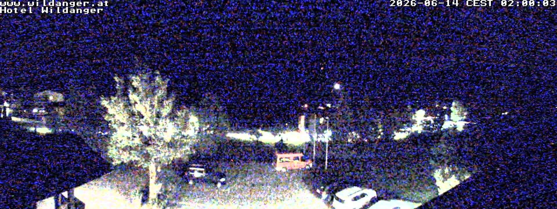 Archived image Webcam Hotel Wildanger - Zöblen