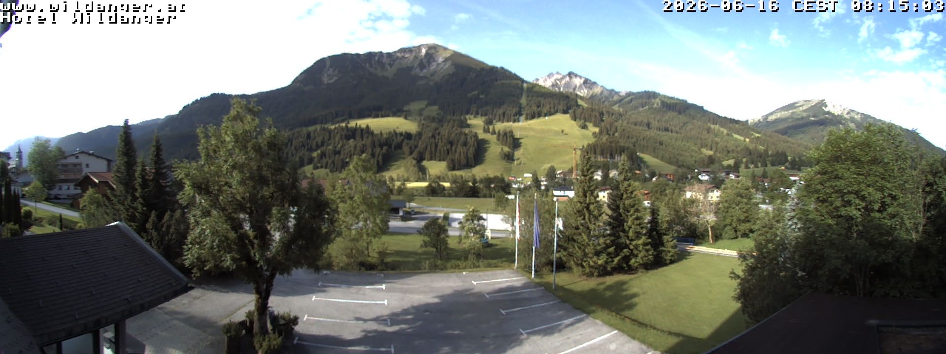 Archiv Foto Webcam Hotel Wildanger - Zöblen