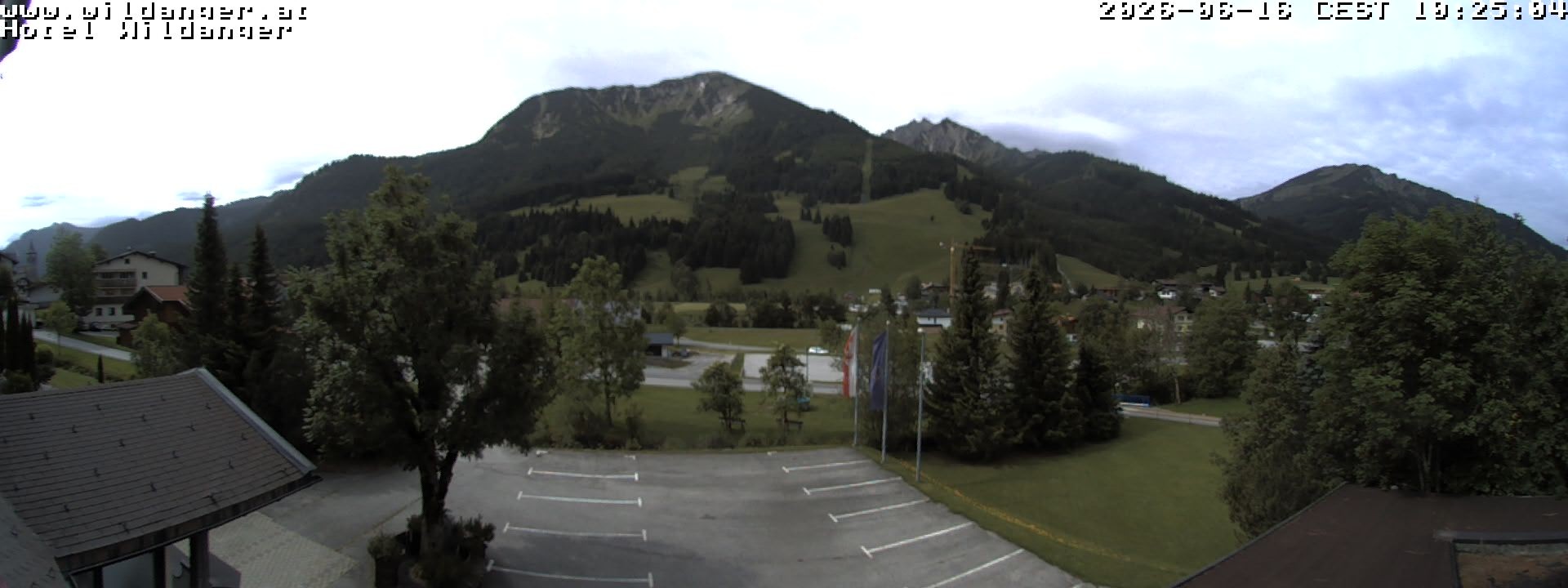 Archiv Foto Webcam Hotel Wildanger - Zöblen