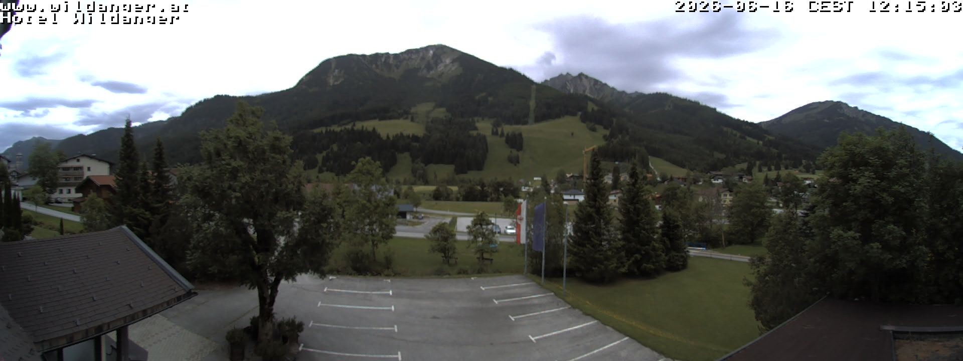 Archiv Foto Webcam Hotel Wildanger - Zöblen