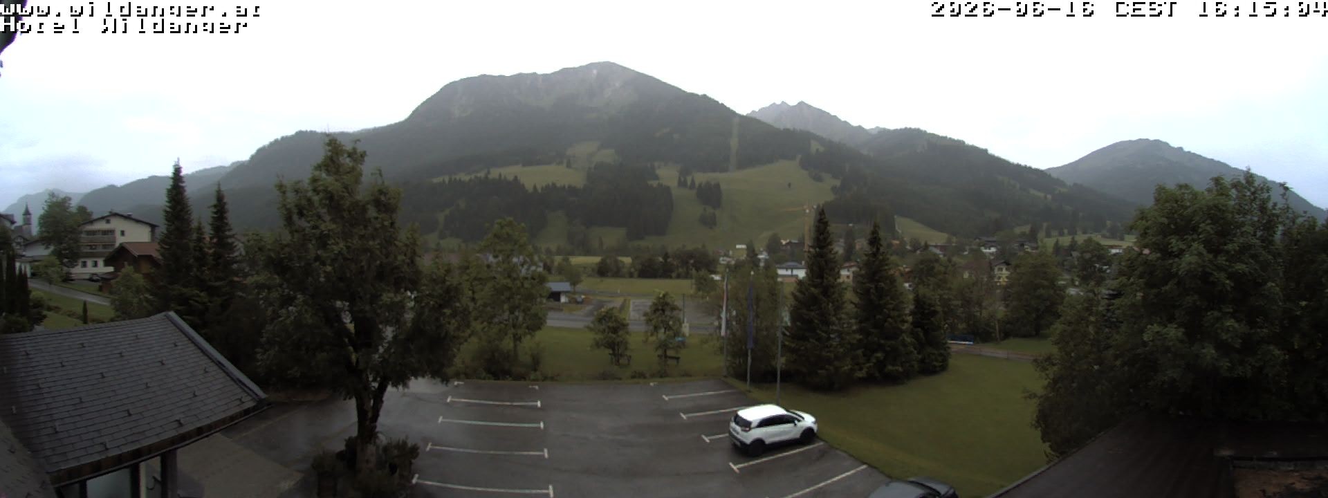 Archiv Foto Webcam Hotel Wildanger - Zöblen
